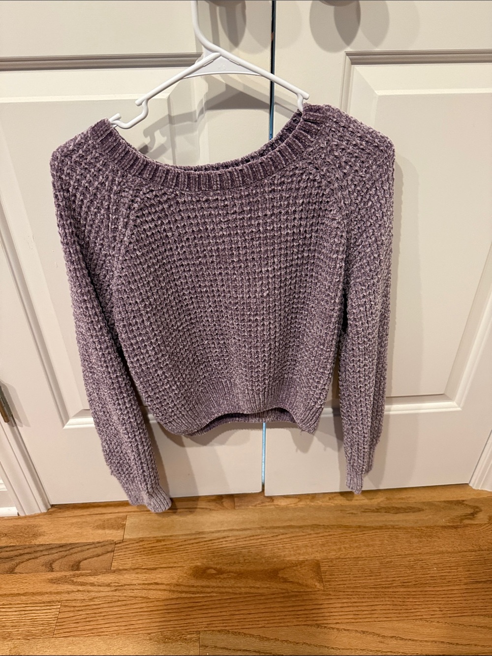 Altar'd State Lavender Chunky Crew Neck Sweater